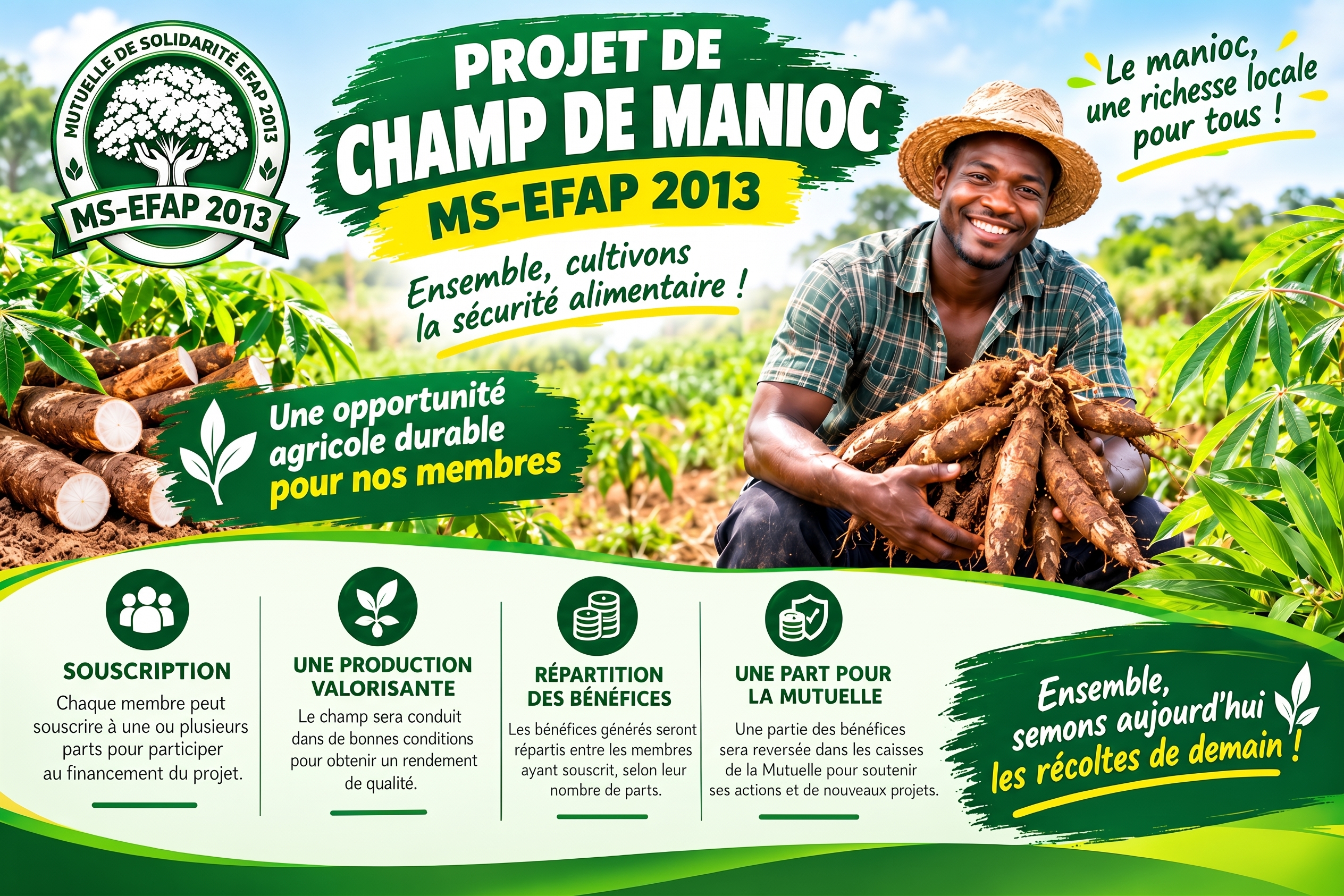 PROJET CHAMP DE MANIOC | 10 PARTS